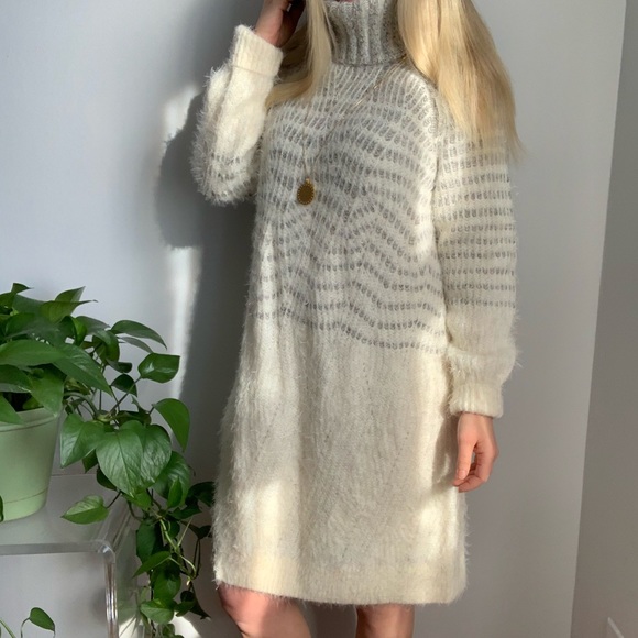 Anthropologie sleeping on snow eyelash dress L - Picture 3 of 8